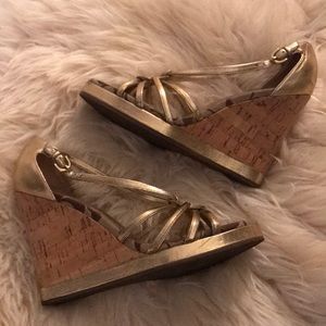 Gold Coach Wedges 6 1/2